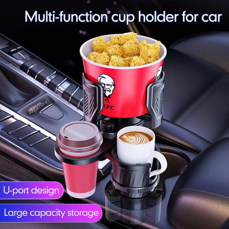 Expansor multifuncional 4 en 1 para porta vasos de auto miniatura 2