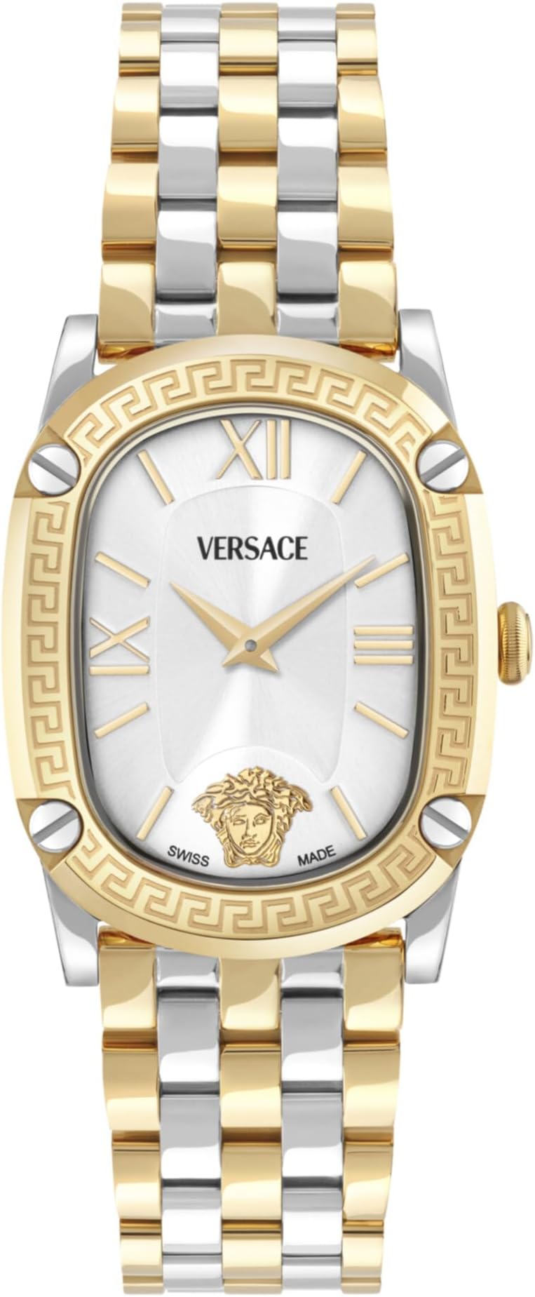 Couture Collection Luxury Womens Watch Timepieces with a Two Tone Bracelet and Case Featuring a White Dial