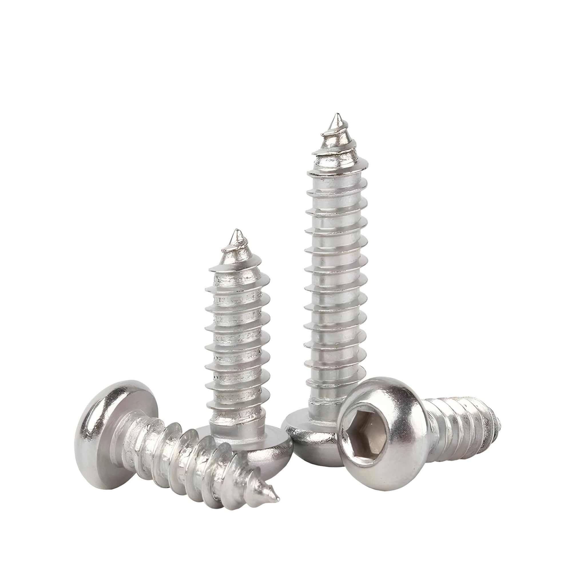 Tornillos De Rosca Hexagonales Hierro Y Acero Inoxidable, Tamaño M2, M3, M4, M5, M6, M8, M10, Perno Tuerca(65mm,M10 x 2 pcs)