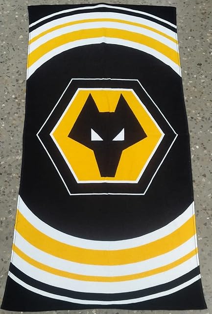 Wolves Football Club Official Beach Bath Towel - Wolverhampton Wanderers