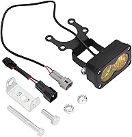 Vista 9 de Kit de faros motoparty para Sur-Ron Segway X260, combinación de luces Spot/Flood de 6000-6500K en blanco transparente, accesorios para barras