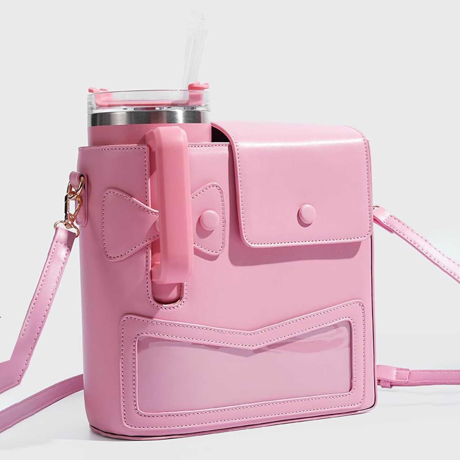 Borsa per bottiglia d'acqua Borsa a tracolla portatile da esterno