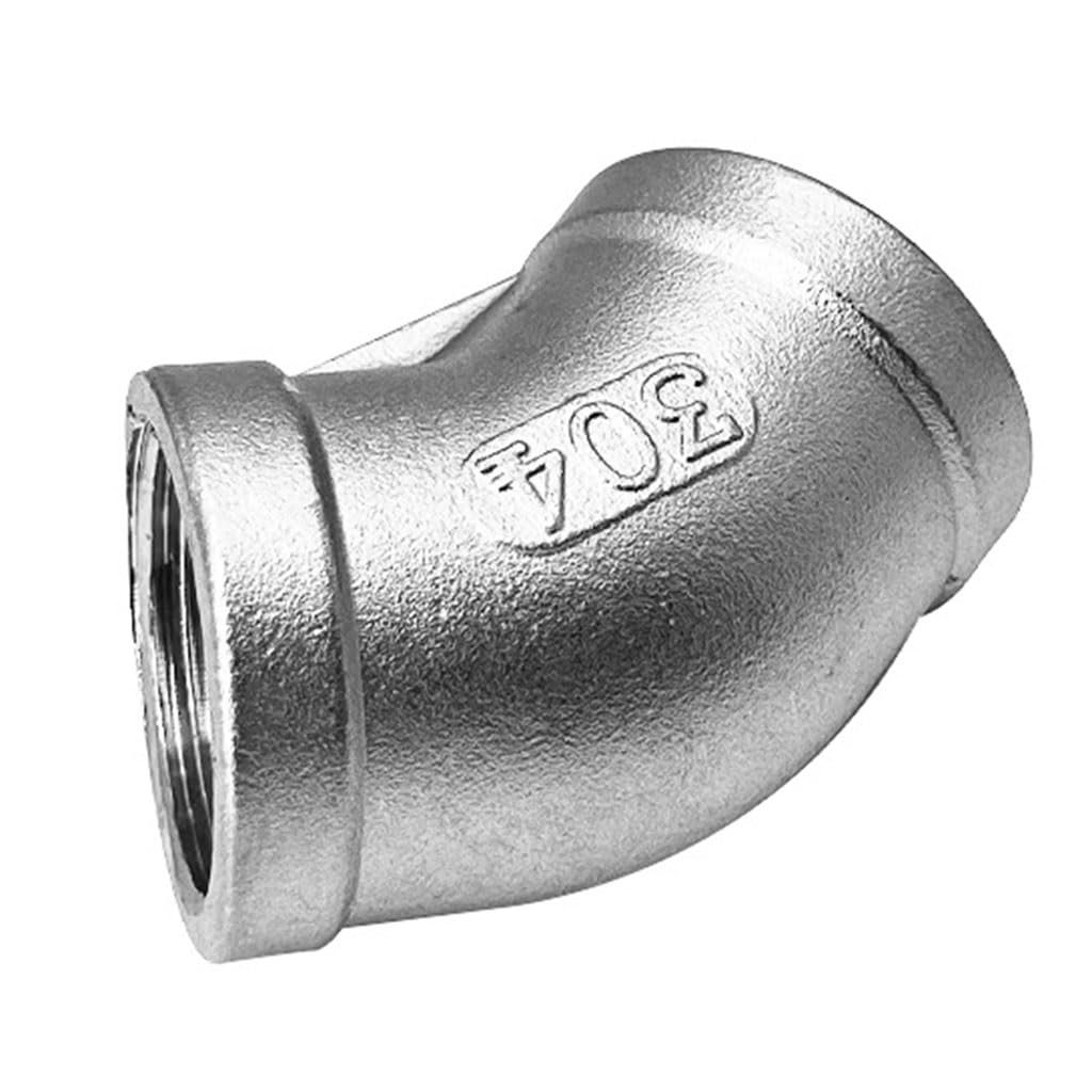 RAMBEX Edelstahl T-Stück 45 Grad - Y-förmige Rohrverschraubung DN40