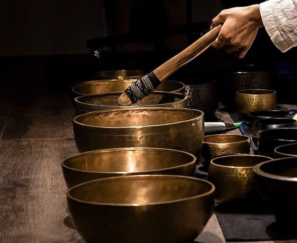 Campana tibetana, Campana tibetana, Campana Sonora, Campana da Meditazione per guarigione e consapevolezza, Campana Sonora da Meditazione Realizzata a Mano in Nepal.