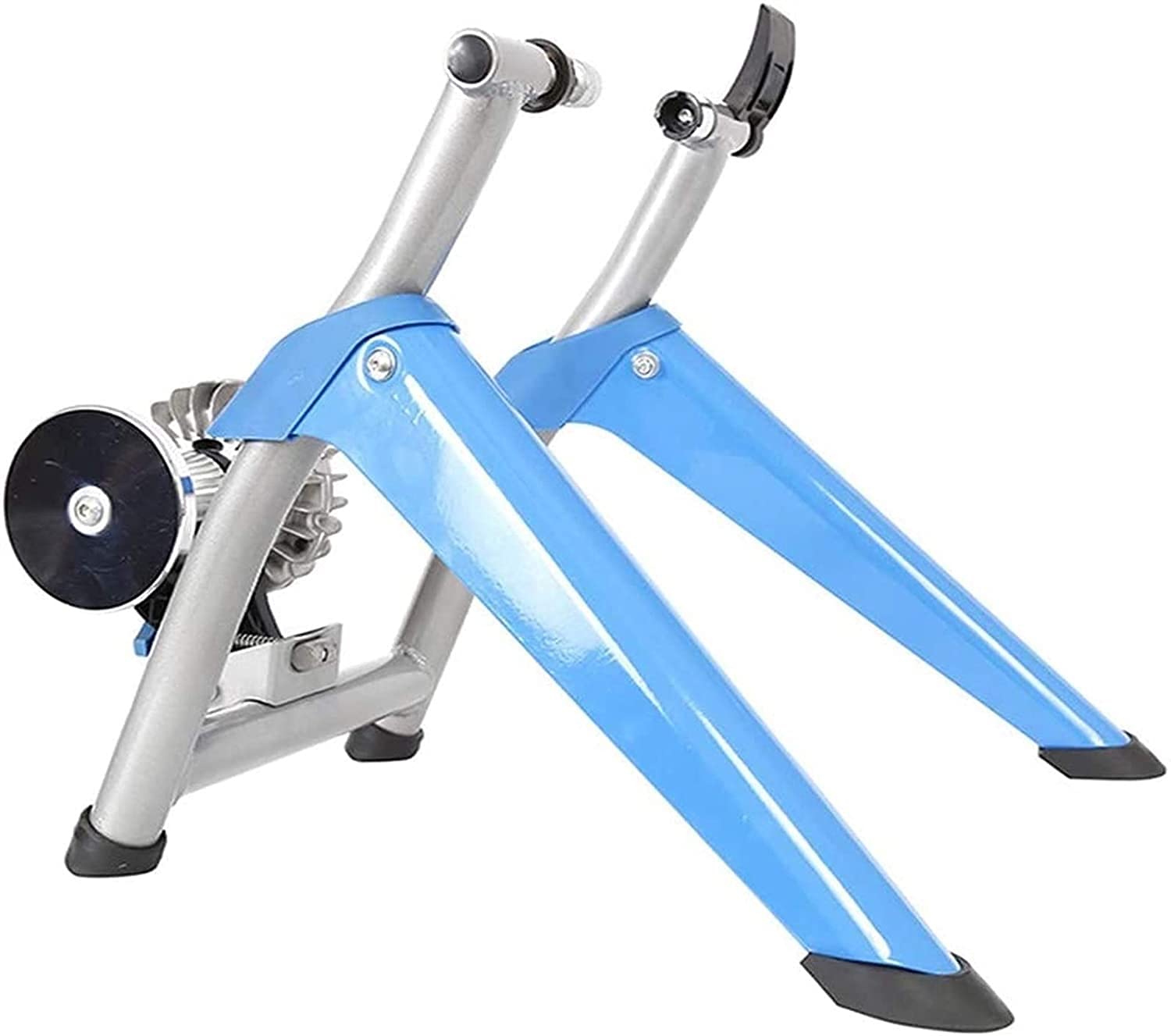 Bike Trainer Stand - Portatile Allenatore per Biciclette da Interno Pieghevole, MagnetoreSistanze/Riduzione del Rumore Silenzioso - Risolto in Bicicletta per Mountain Bike