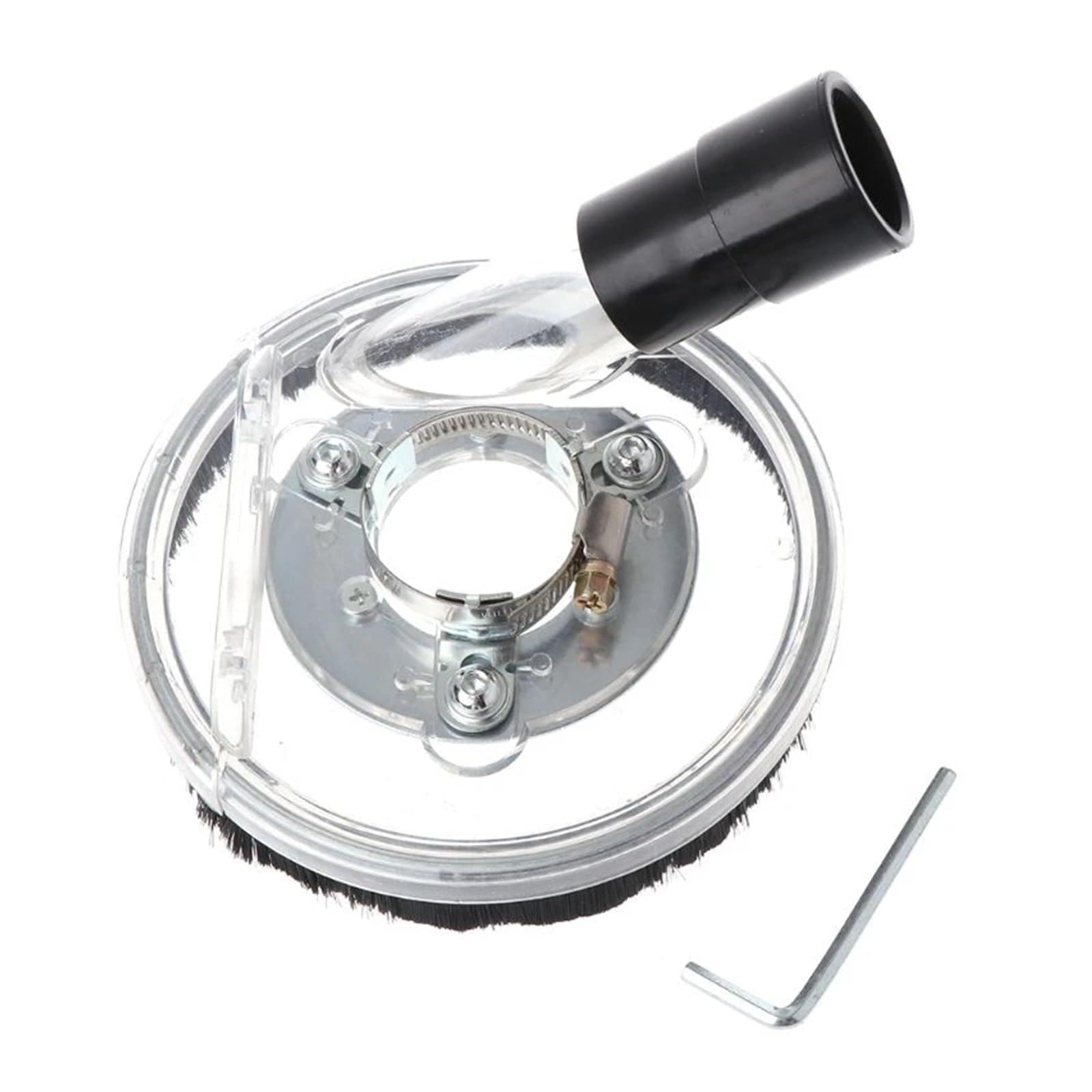Zklgs One Color Grinder Dust Shroud, Dust Shroud Dry Grinding Cover Tool For Angle Hand Grinder Clear 80-125Mm S29 20