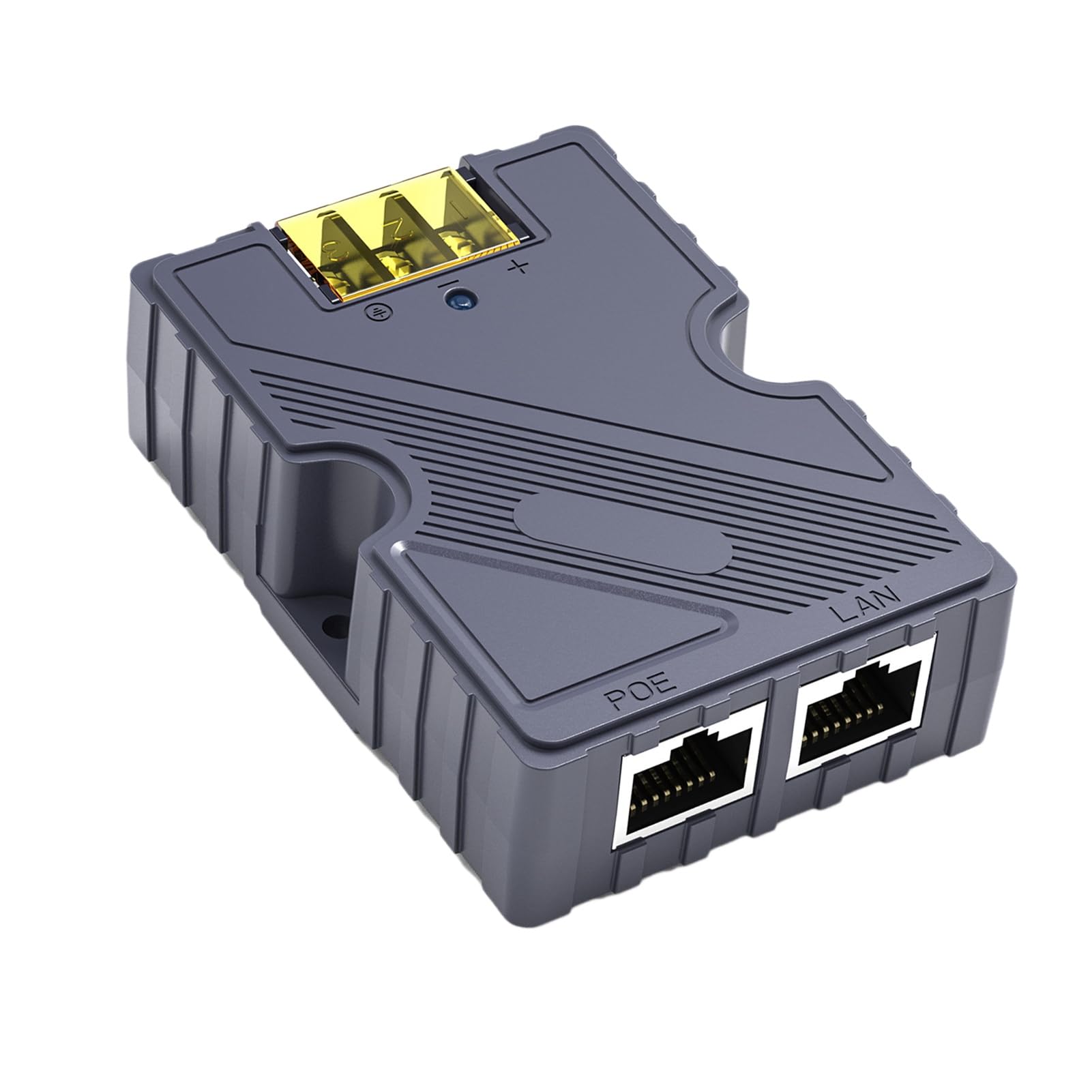 PoE Injector 48-57V 3A GigE Passive ABS ESD for Starlink Satellite Network