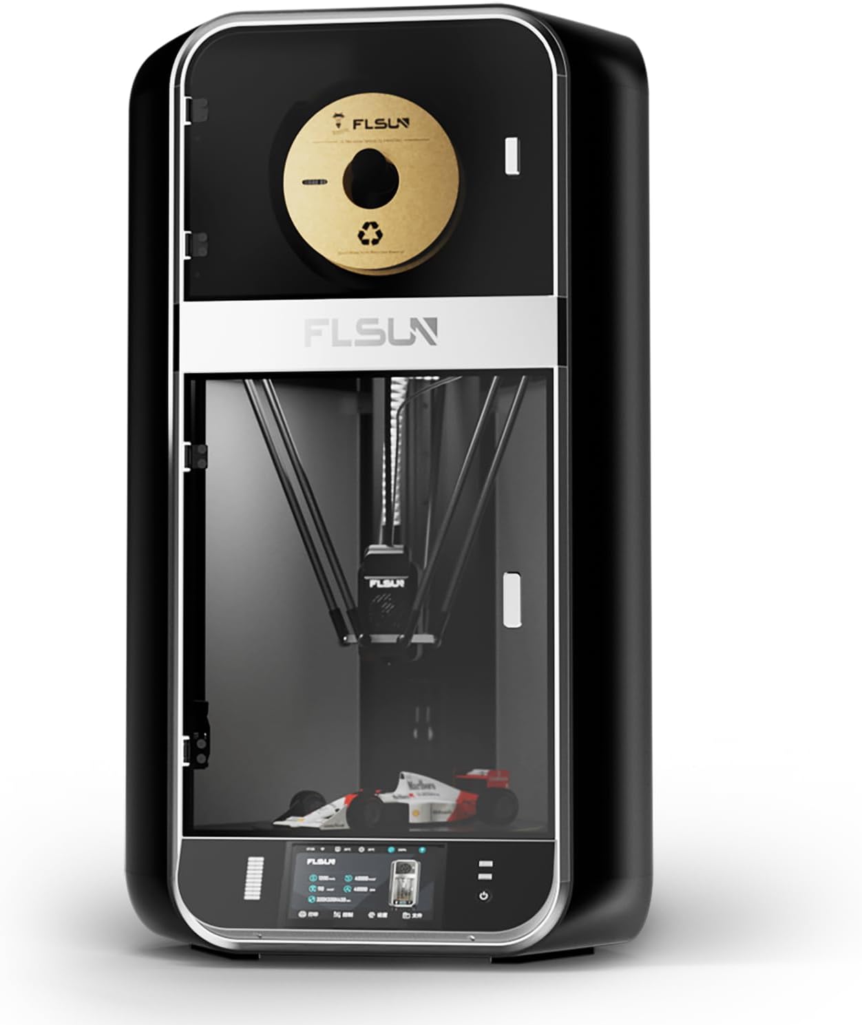 FLSUN S1 Pro 3D Printer, Max 1200mm/s High Speed & Precision, 350°C High Temp Extruder & Full-Auto Calibration,65°C Heated Chamber, ≤55dB Quiet FDM 3D Printers,Large Build Size 13"x13"x17"
