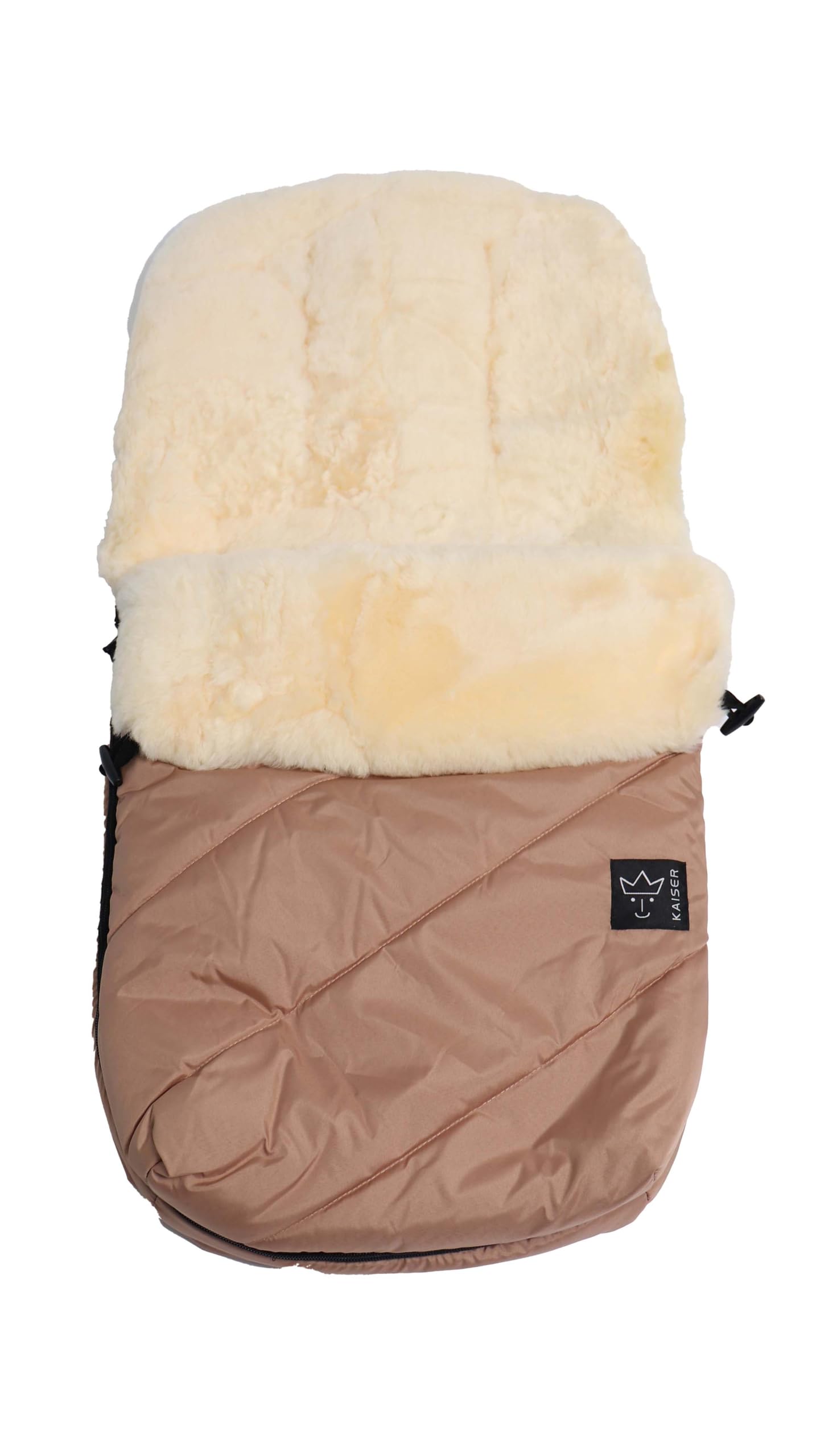 Kaiser Lammfell Fußsack PAAT Sand Lammfell Medizin 6542031