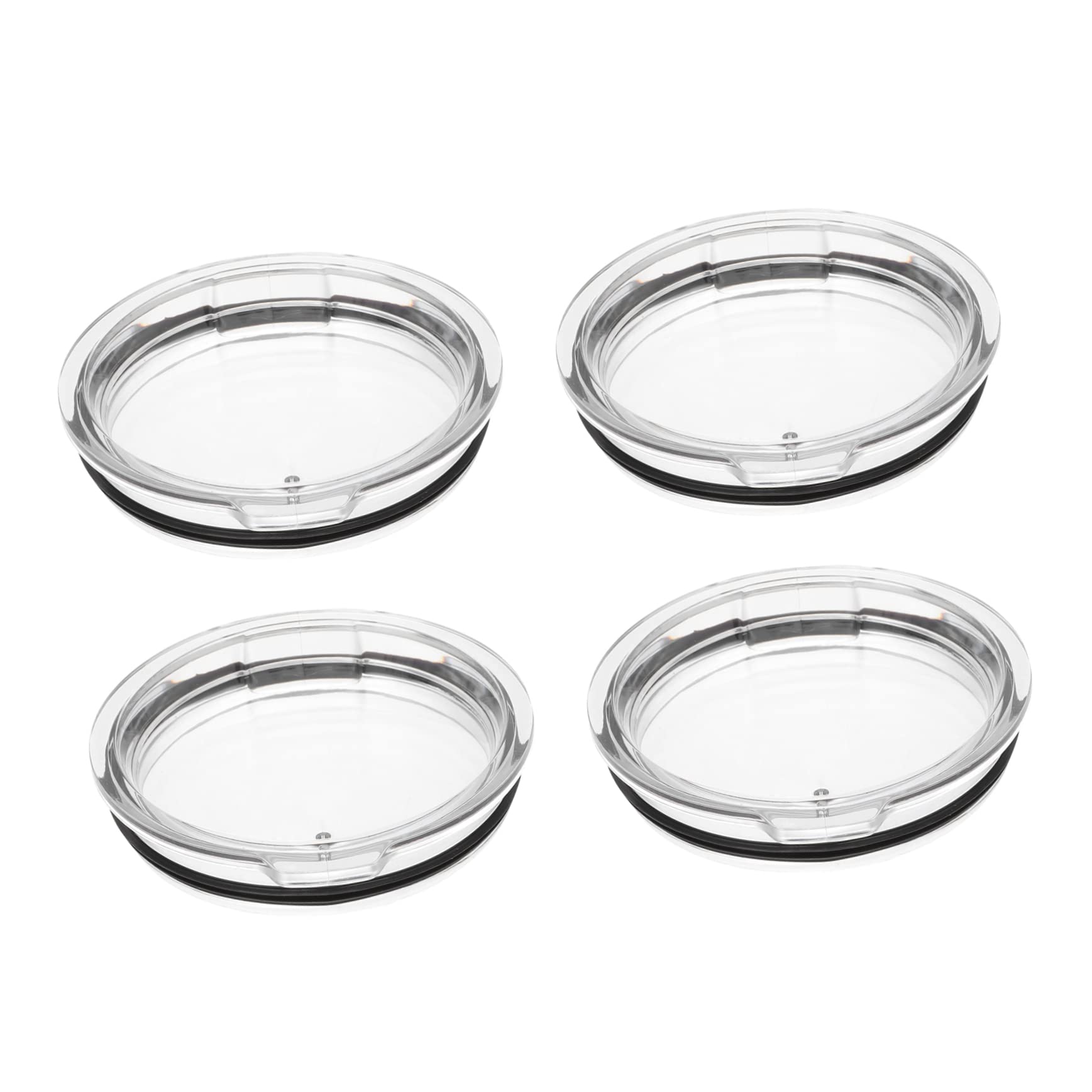 DECHOUS 4pcs Blue Light As Flat Glass Replacement Lids for 20oz Tumbler Airtight Cup Covers