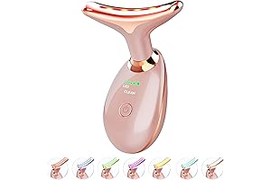 NuLife Beauty Premium Ultrasonic Facial Massager (Rose Gold) for Advanced Skincare, Puffiness Reduction, Wrinkle Treatment