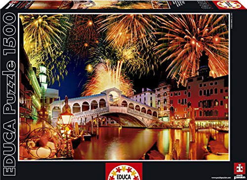 Educa Puzzles Fiesta en el Puente de Rialto, Puzzle de 1500 Piezas (15531)