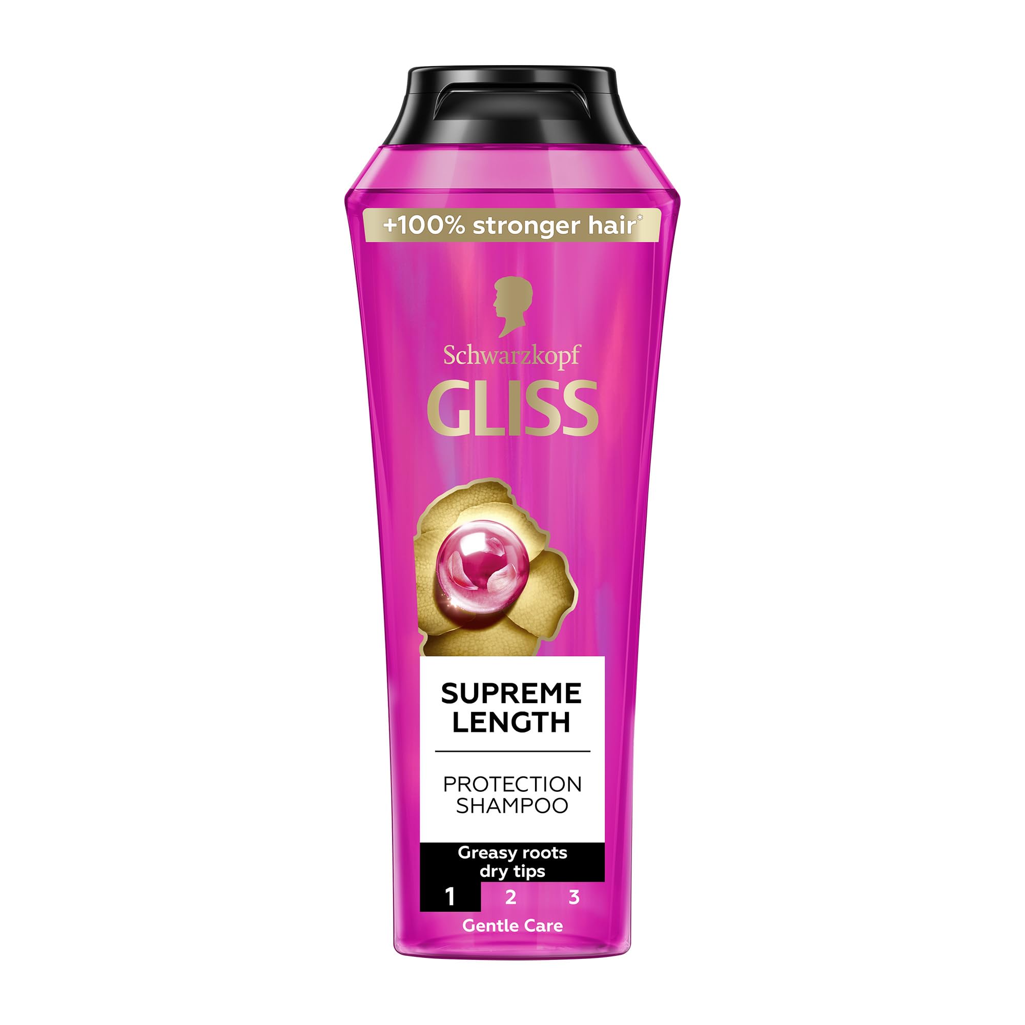 Schwarzkopf Gliss Supreme Length - Protection Shampoo, 400ml