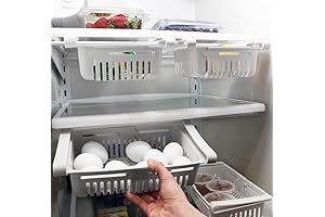 Adjustable Refrigerator Storage Rack Shelf Drawer- Your Kitchen Savior for Space