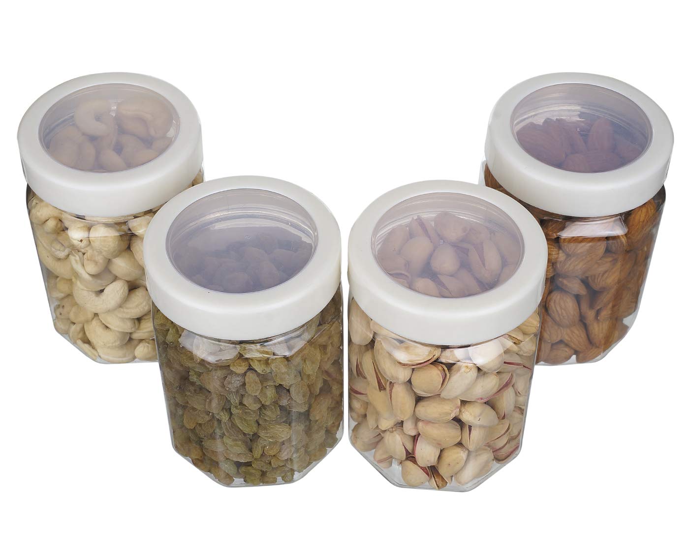 Sainik's Dy Fruits Mall Dry Fruit Almond Kaju Raisins Salted Pistachio (250 g Each) -Combo Pack of 4 1