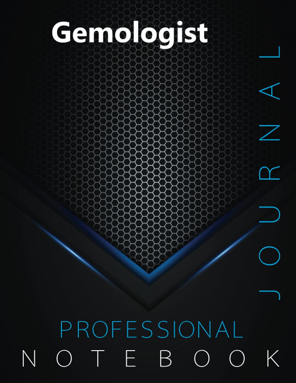 Gemologist Journal, Professional Gemology Certification Exam Preparation Notebook, examination study writing notebook, Office writing notebook, 140 pages, 8.5” x 11”, Glossy cover