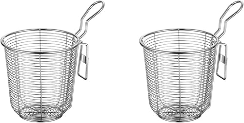 Hemoton Colador de fideos de acero inoxidable, colador de olla caliente, redondo, fácil limpieza, uso seguro