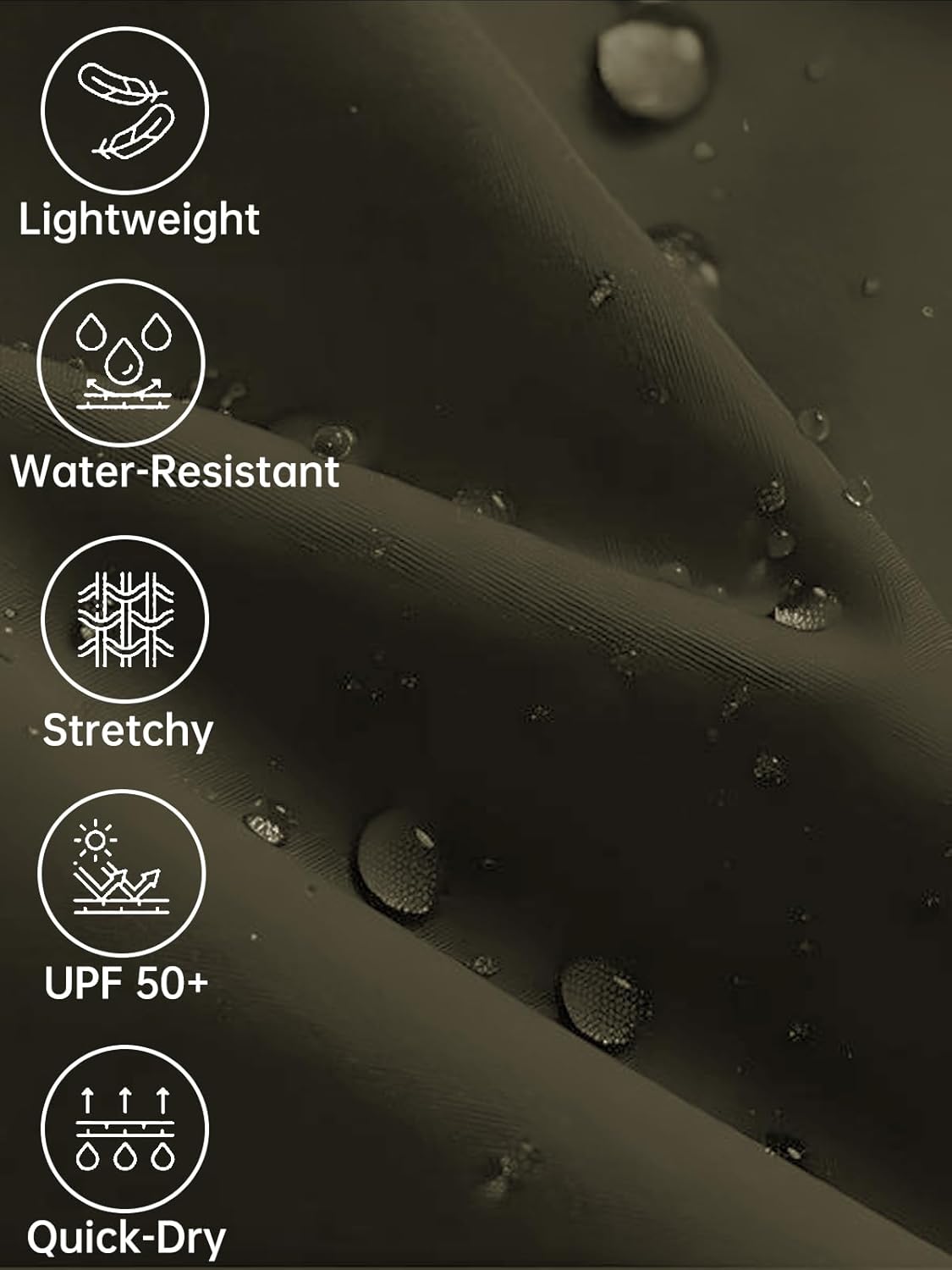 Mens Cargo Hiking Fishing Hunting Outdoor Construction Work Pants Stretch Lightweight Waterproof Pants