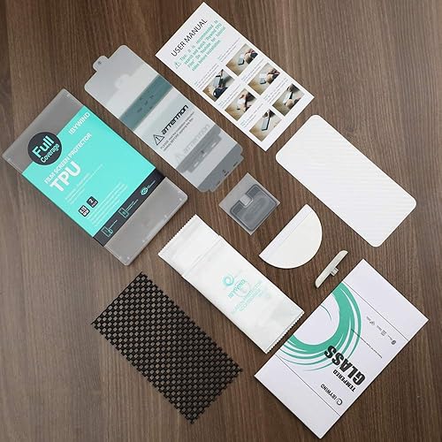 Miniatura 6 de Ibywind Protector de pantalla para Mi Note 10Note 10 ProCC9 Pro, con 2 películas de TPU flexibles, 1 protector de lente de cámara, 1 película de