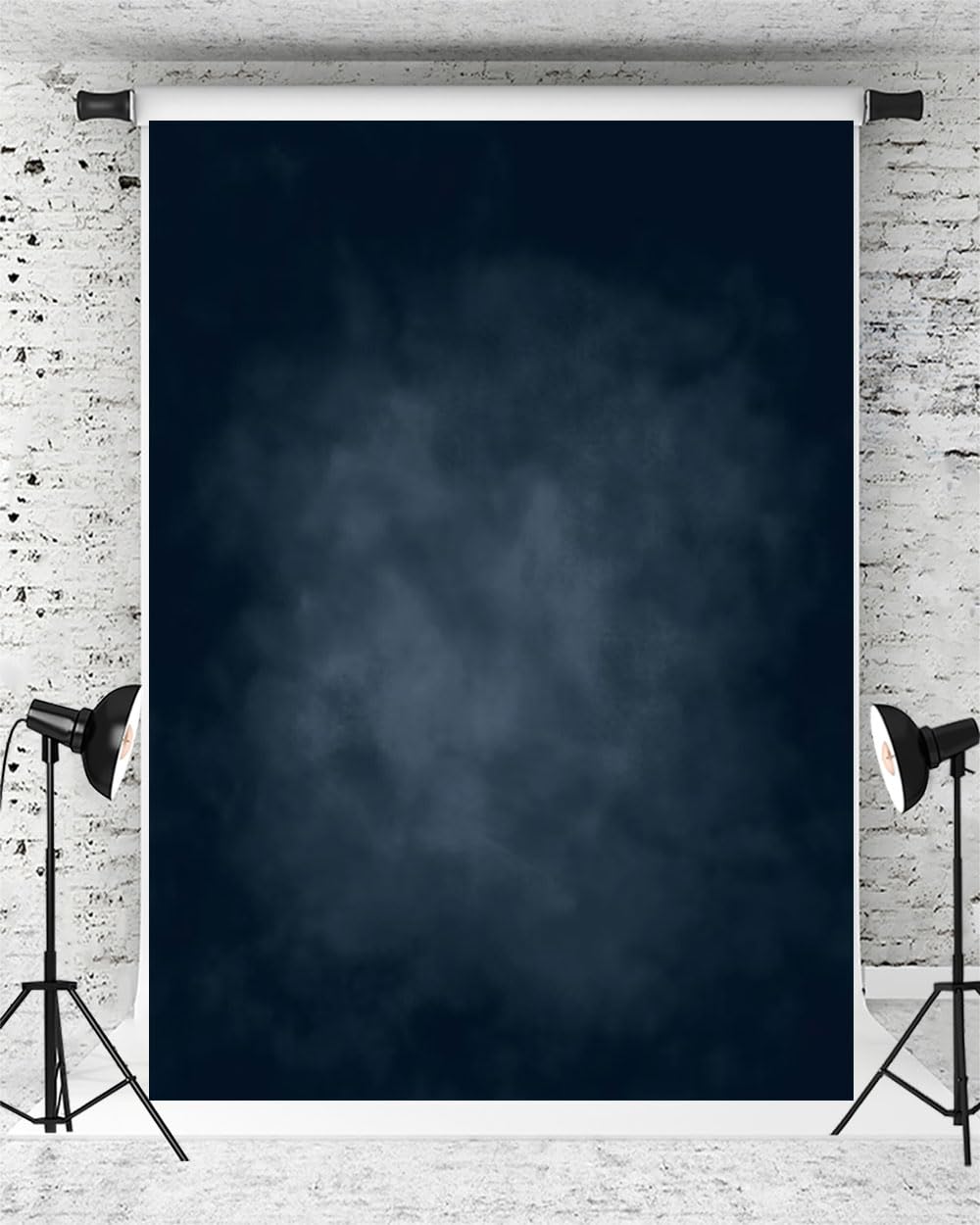 Kate Studio tło niebieskie tło portret fotografia ciemnoniebieskie tło mikrofibra tło profesjonalny portret zdjęcia sesja zdjęciowa rekwizyty 2x3m