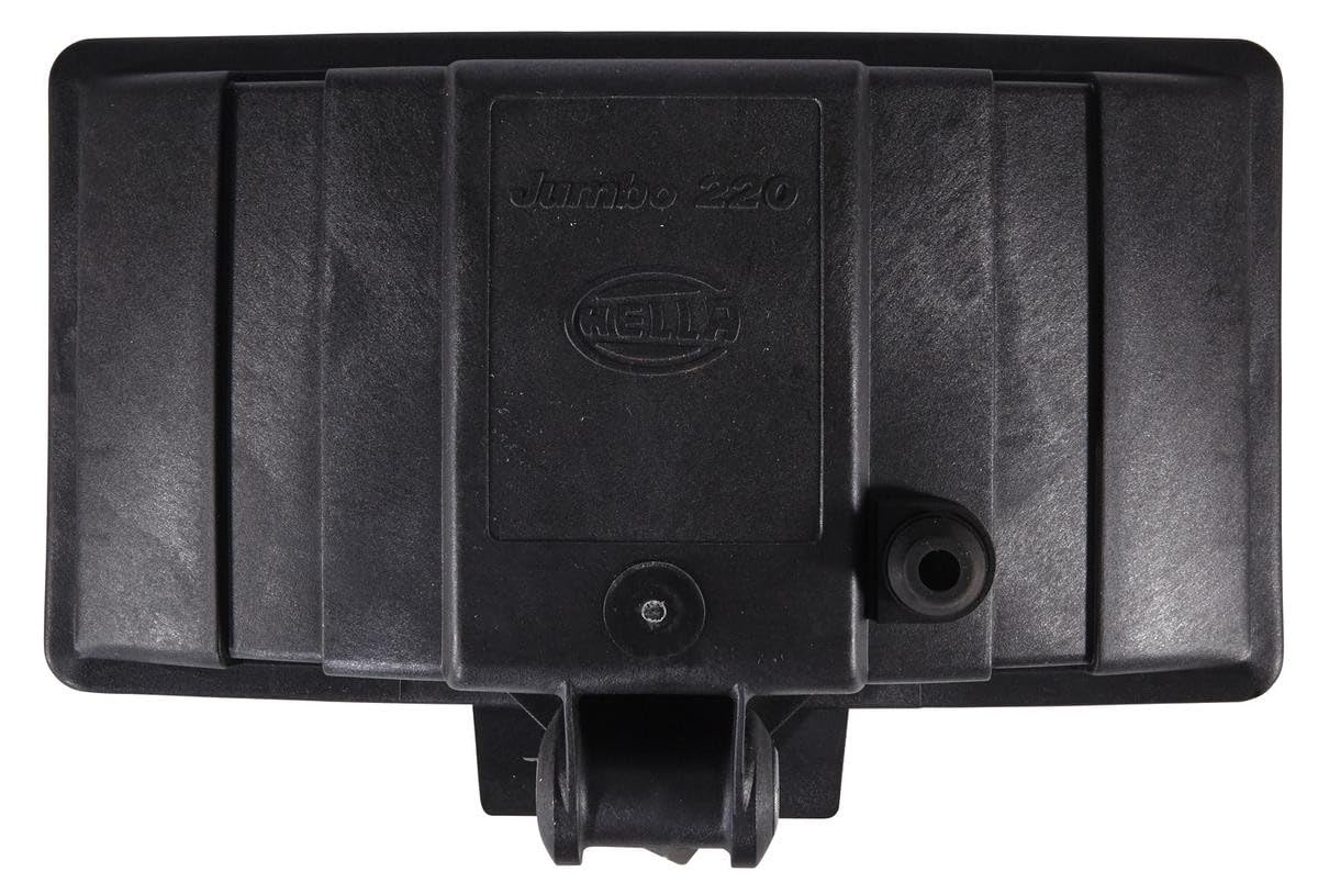 HELLA 1FE 006 300-001 Halogen Spotlight - Jumbo 220 - 24/12V - rectangular - Reference number: 37.5 - Screwed - Pattern lamp glass - Lens color: Transparent - left/right