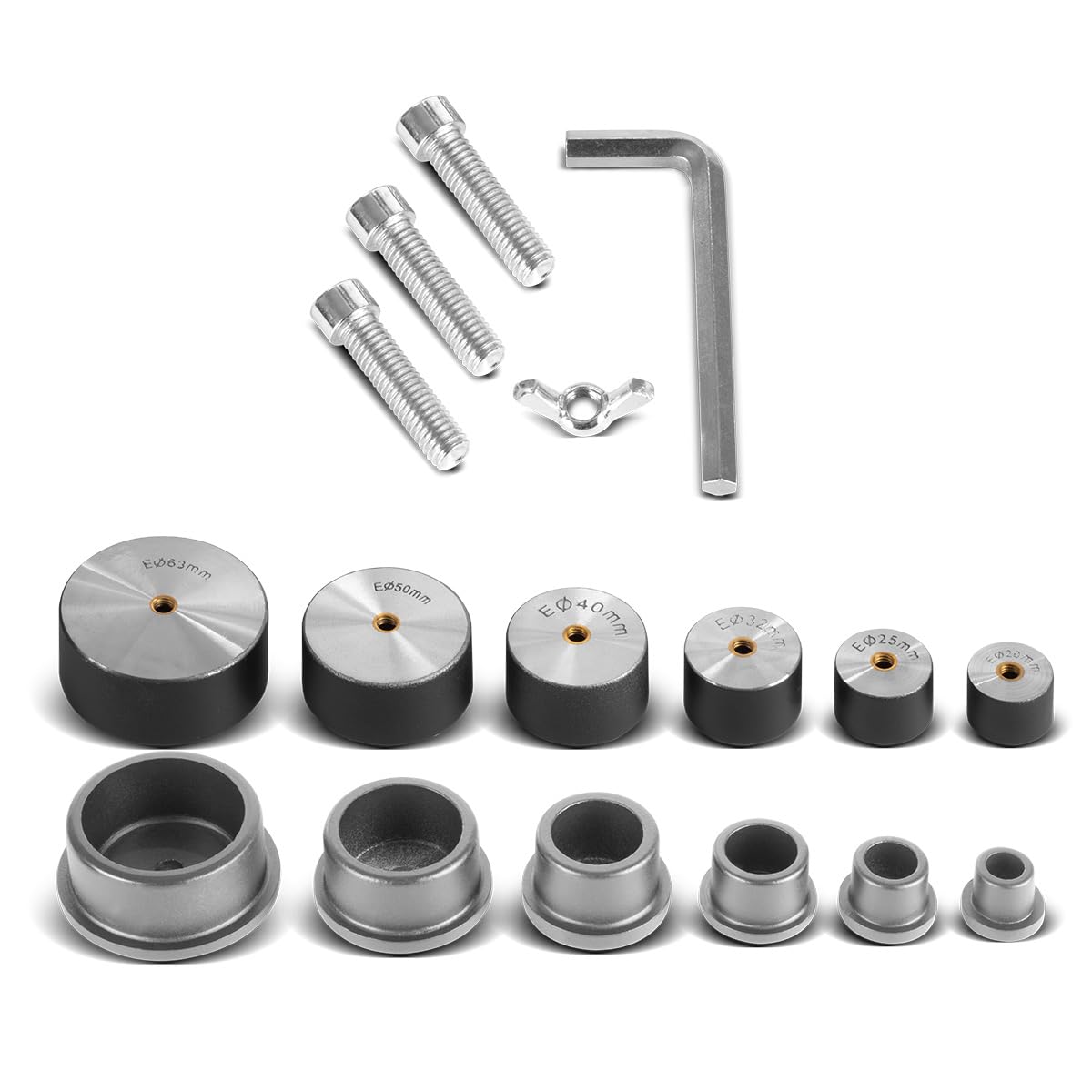 STAHLWERK Muffenschweißgerät – 800 W Kunststoffschweißgerät mit 0 – 300 °C Temperaturbereich, Dreibein-Stativ & 6 Rohraufsätzen (20–63 mm) für PE- & PPR-Rohre, ideal für Bau- & Sanitärinstallationen