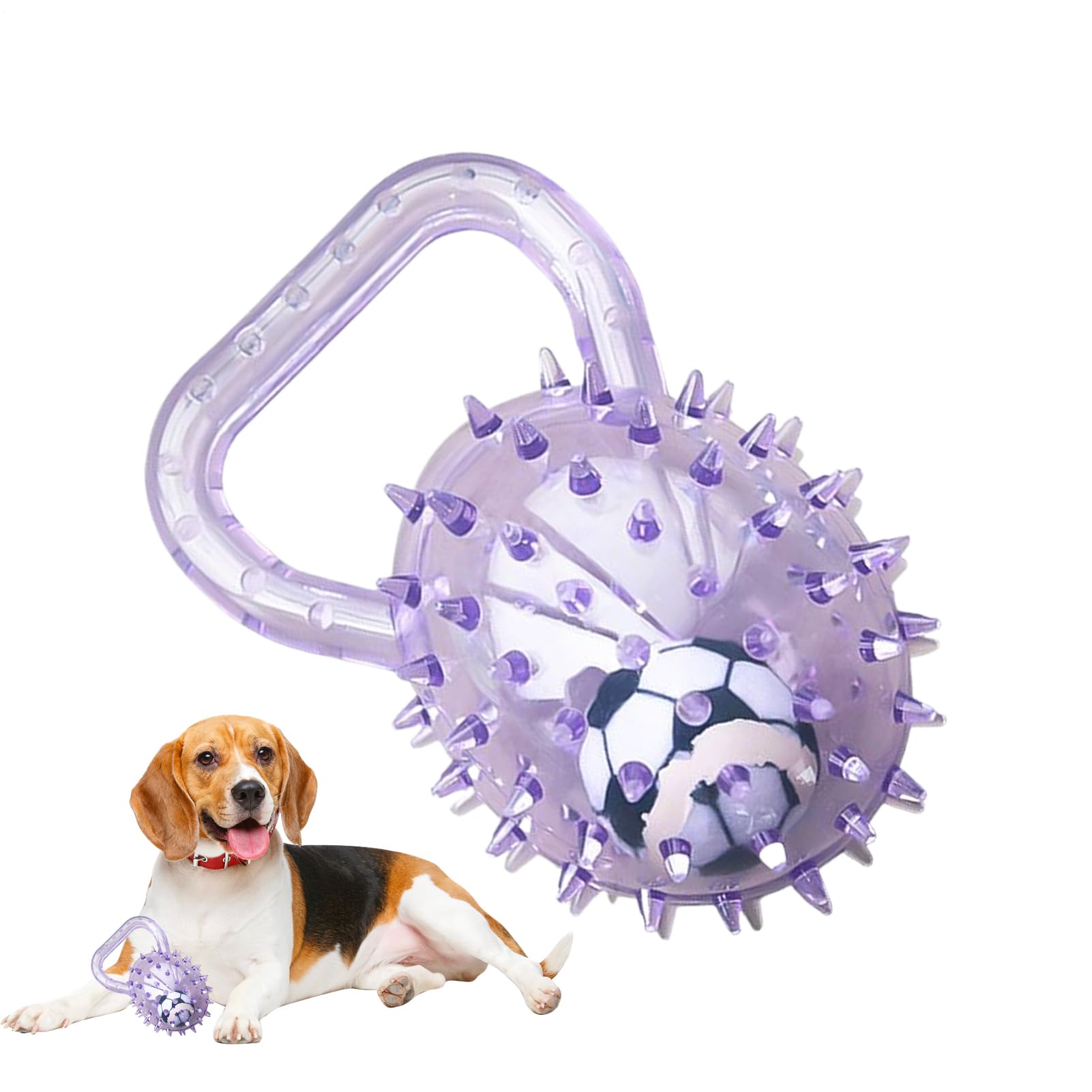 Balle pour chiot et grand chien idéale pour l'entraînement en intérieur