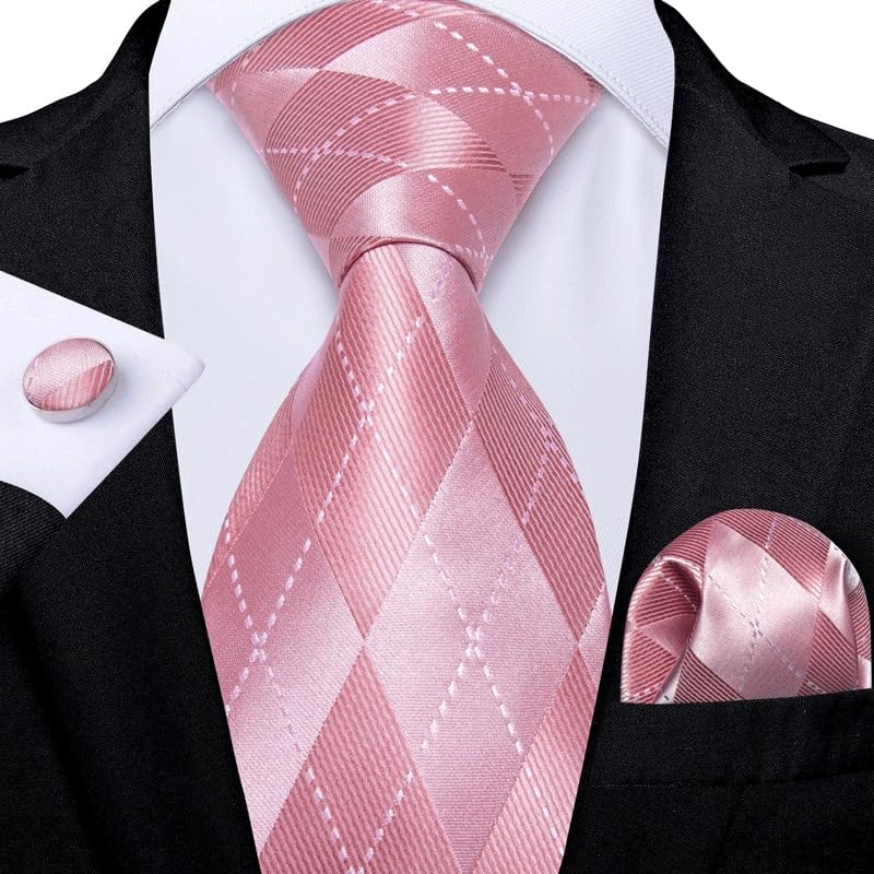 Corbata de seda para hombre 8 cm negocios boda set miniatura 2