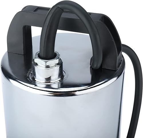 Miniatura 5 de Amarine Made DC 12V Farm & Ranch Bomba de agua solar Bomba de refuerzo de pozo sumergible 26 pies de elevación (negro)