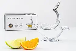 Espremedor de Limão Laranja Fácil de Usar Rápida Extração de Suco Portátil Acrílico Pássaro Cítrico Utensílio de Cozinha Doméstica Gourmet Elegante