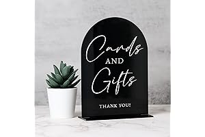 Acrylic Cards and Gifts Sign for Card Box | Wedding and Event...