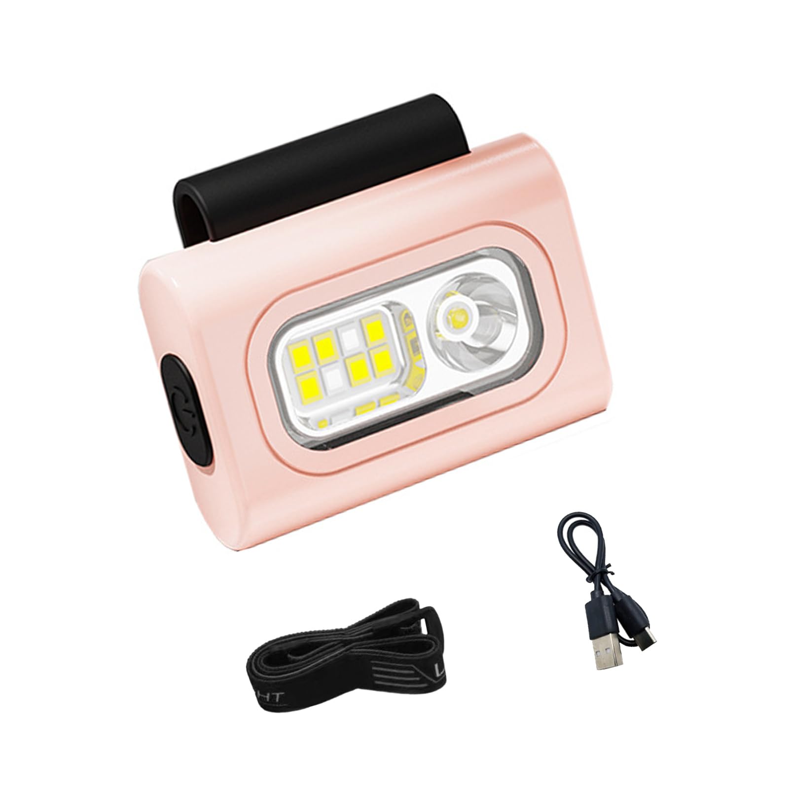 Hsioluted A Headlamp Fishing Headlamp Night Waterproof Ipx6 Headlight Bs Silicone Texture For Fishing Waterproof Headlight For Cycling