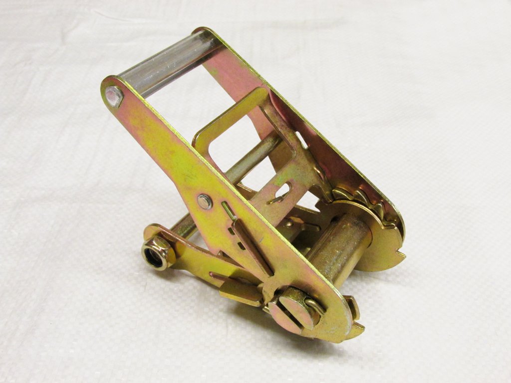 Secure Fix Direct Yellow Ratchet Strap Handle 50Mm (5T Short Narrow Heavy Duty Passivated Lashing Tie Down)