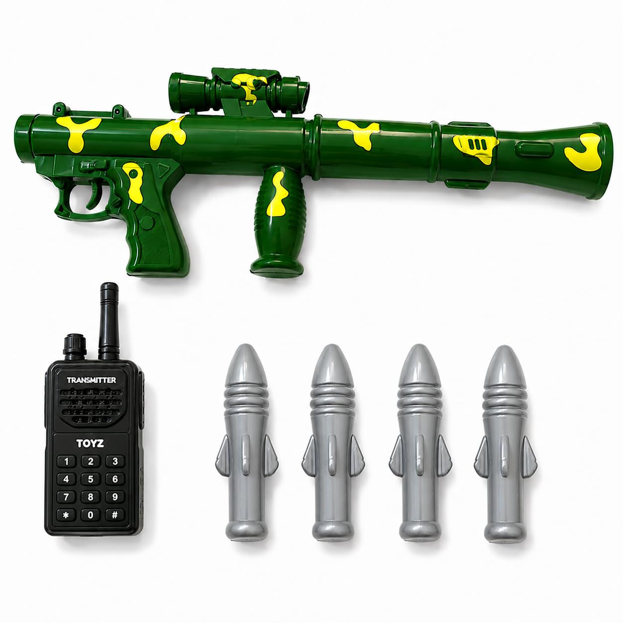 future play army launcher set for kids, boys & girls 3+ years