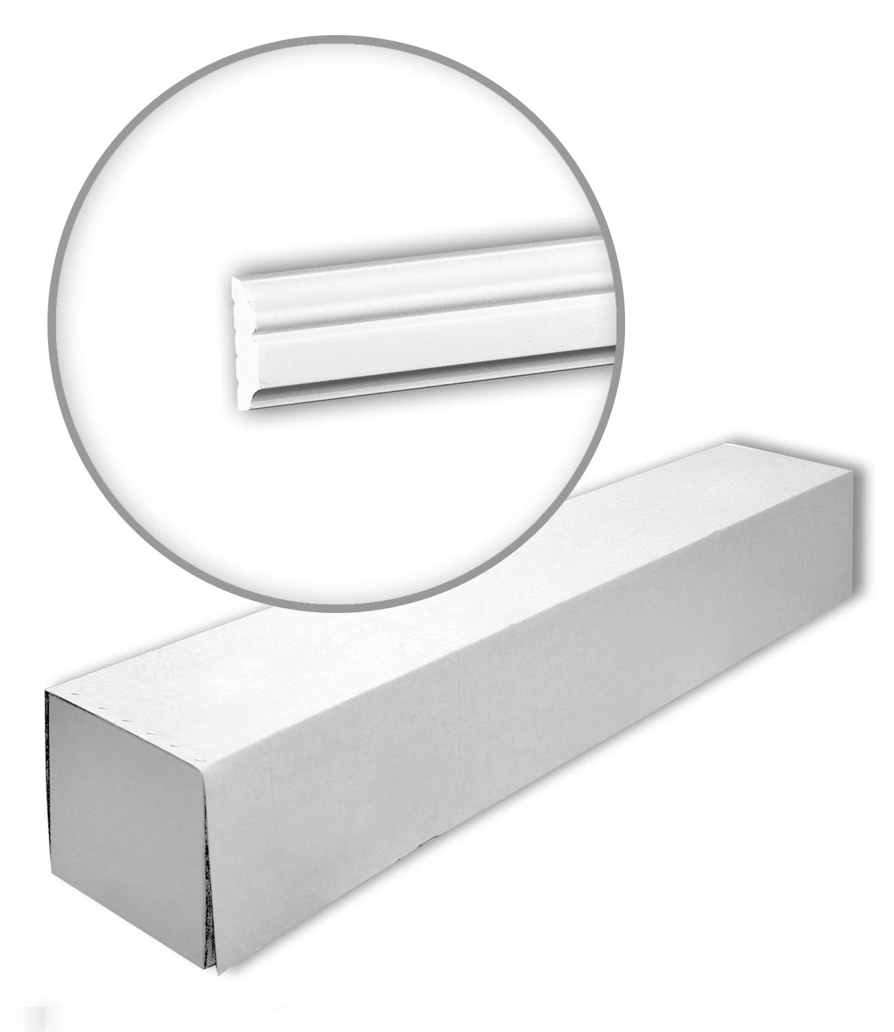 Cimaises Profhome 651323 solution moulures XPS prêtes à peindre pour rénovation