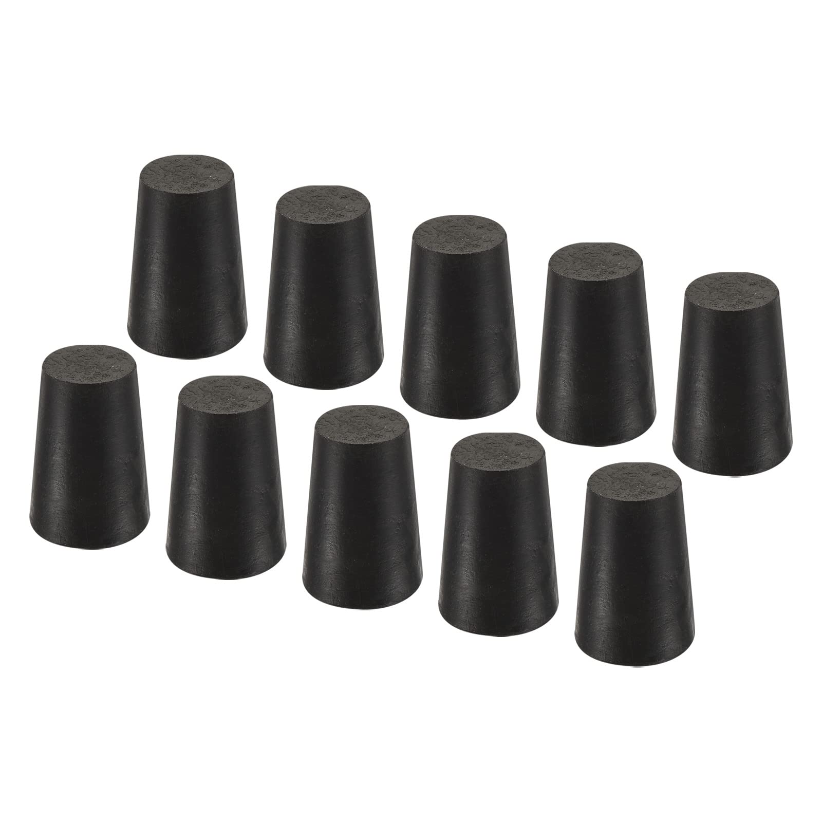 5 Stück Gummistopfen Mit Loch - Konisch & Hitzebeständig Für Labor & Industrie