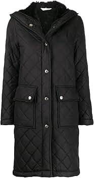 Amazon | [マッキントッシュ] キルティング フーデッドボアコート