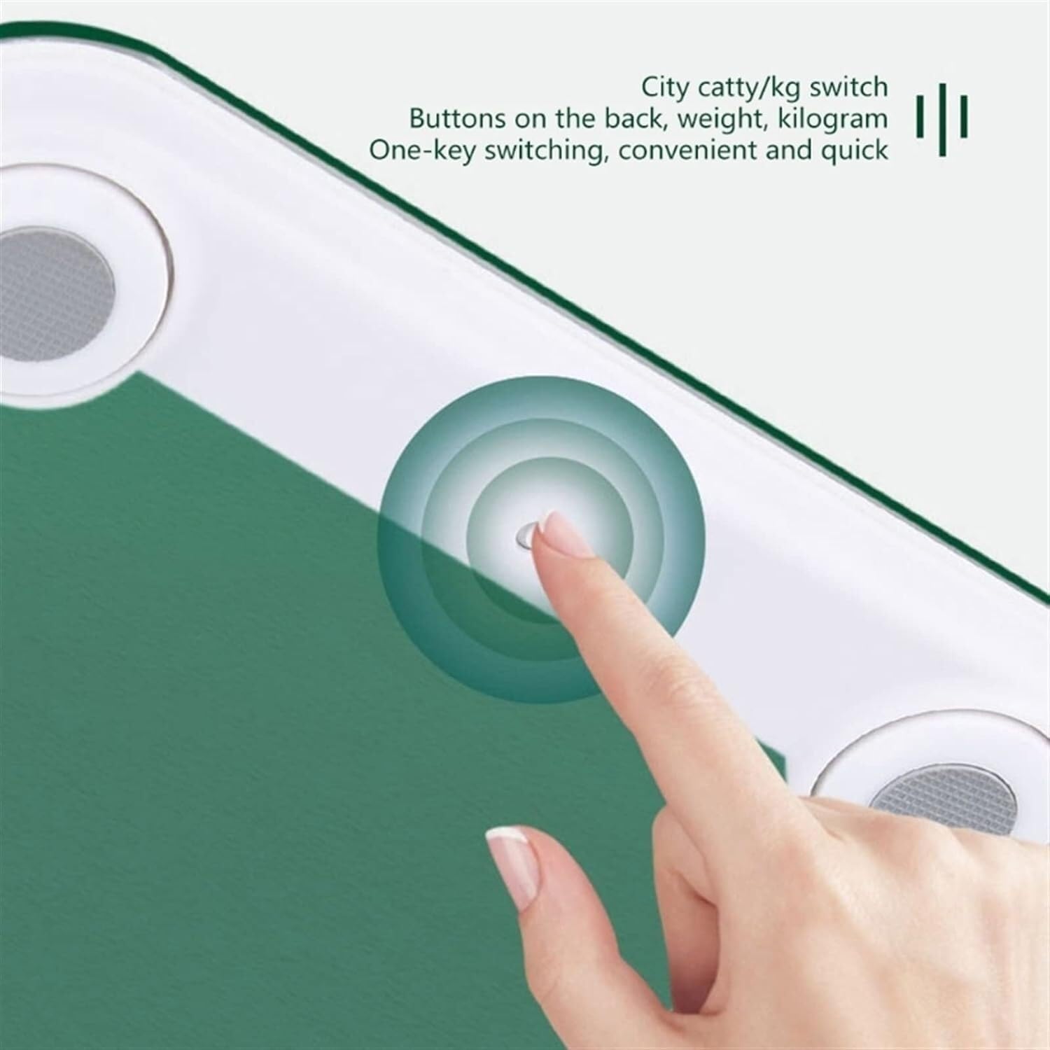 Báscula De Peso Corporal Báscula De Baño con Plataforma De Vidrio, Báscula De Peso con Pilas, Base Antideslizante, Multiusos Bascula De Baño