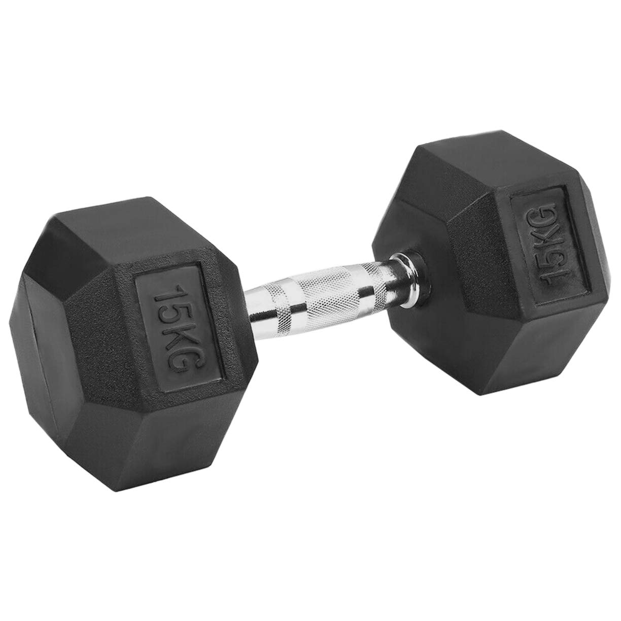 Hex Dumbbells 10kg | 12.5kg | 15kg | 20kg | Singles and Pairs | Weights (15Kg x1 (Single)) โ image 1