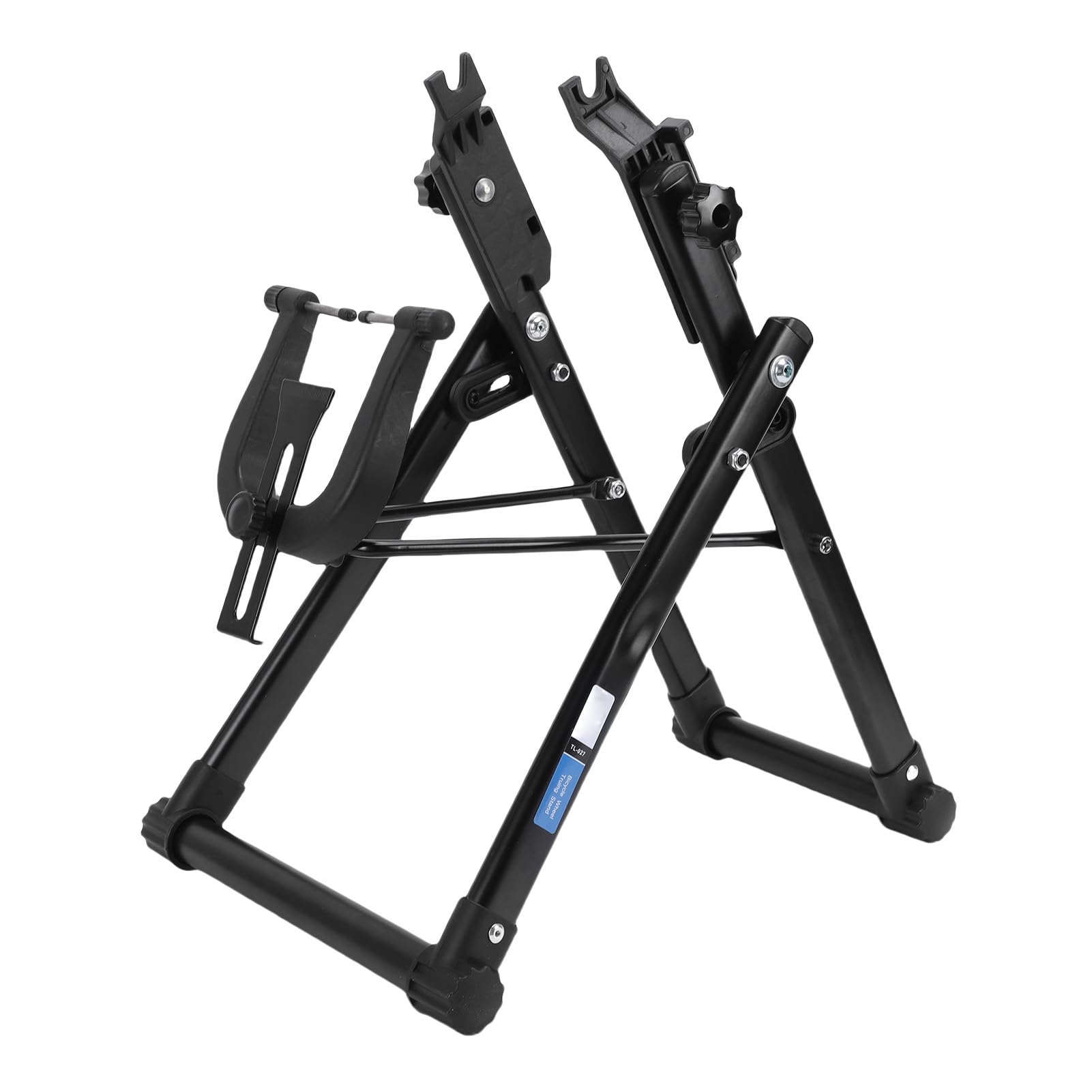 Fahrrad-Laufrad-Zentrierständer, Faltbarer Wartungshalter aus Kohlenstoffstahl für 16- Bis 29-Zoll-Räder, Ideal für Reparaturen an Mountainbikes und Rennrädern