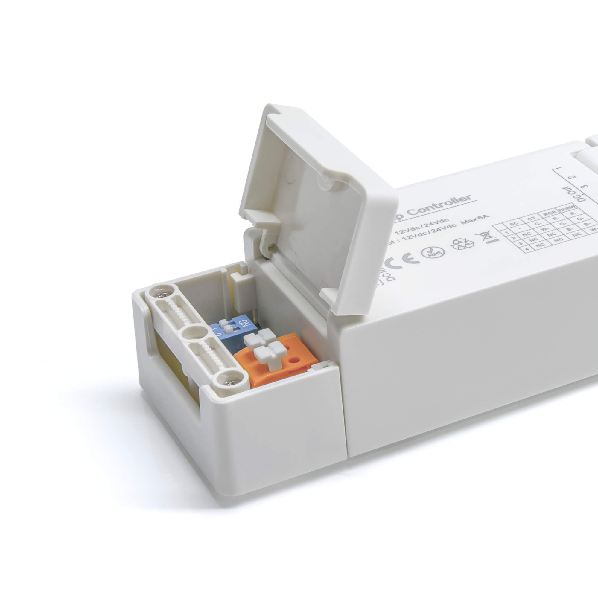 LED Universum Premium tira de LED COB, 1m, 24 V, IP65, blanco neutro, smart-home-set con fuente de alimentación y controlador Zigbee