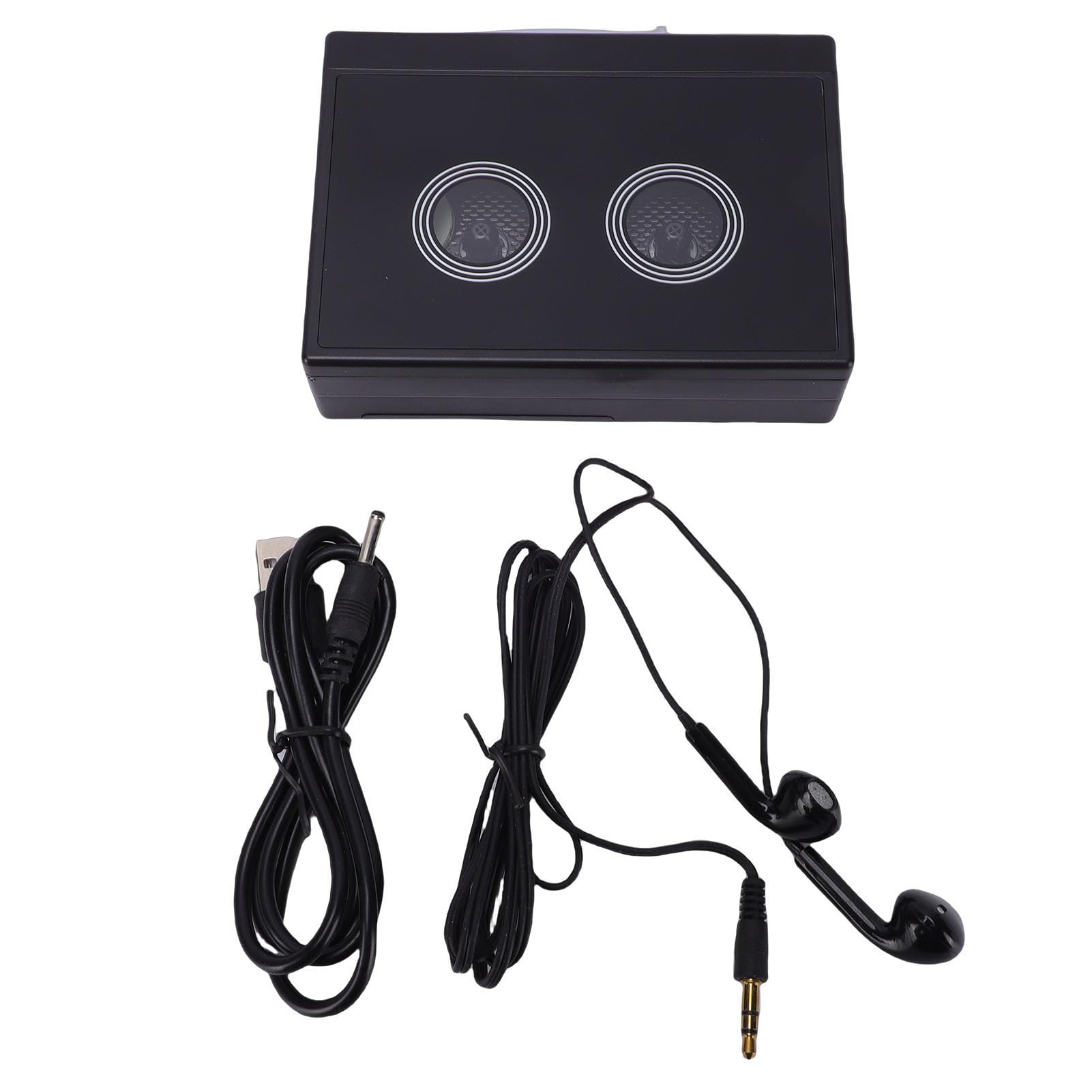 Sxhlseller Lettore di Cassette con Auricolari, Convertitore Audio Portatile, Supporto per unità Flash USB e Registrazione Digitale MP3 con Doppio Alimentatore AA o USB