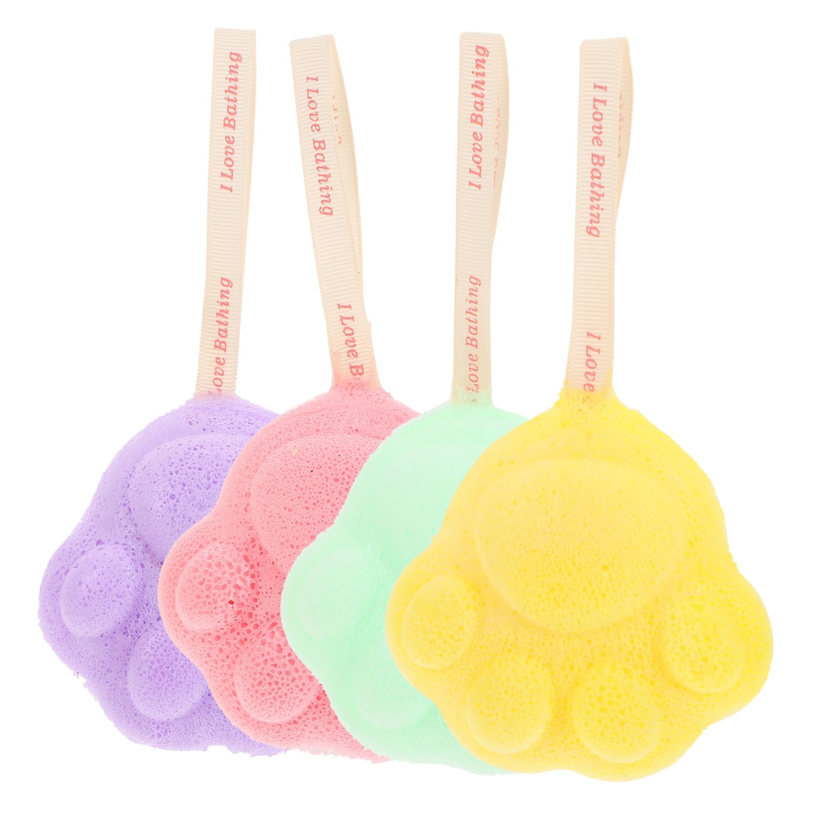 Healeved 12piezas Esponjas Faciales Exfoliantes Para Limpieza y Práctica Morado y Herramienta De Cuidado Facial Para Viajes y Uso Diario