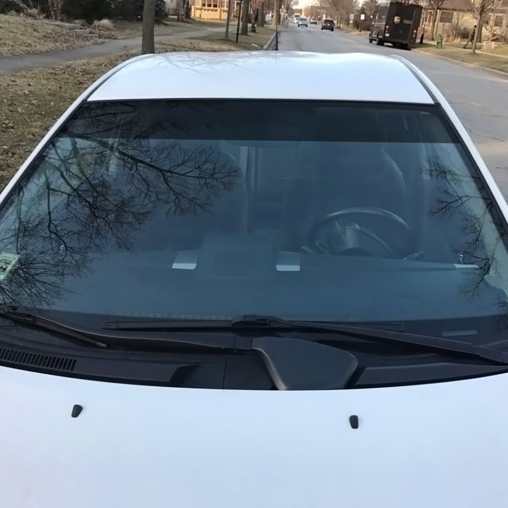 Anti- Car Windshield Sun Visor Tint Film 140x25cm Car Front Windscreen Foils Heat Insulation Glass Summer Anti- Protector Sticker Films