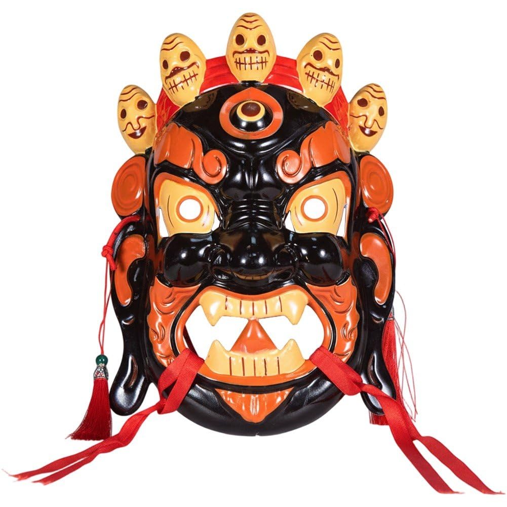 Masque d'opéra tibétain vintage original pour éviter les costumes banals