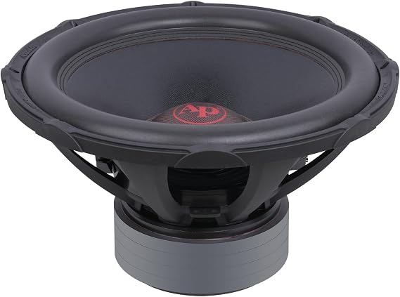Audiopipe 18 Quad Stack Composite Cone Subwoofer (TXX-BDC-IV-18), Superior Performance, 3400W, 4 Magnets, BASV Voice Coil, Aluminum Basket, Multi-Connect, Non-Press Paper Cone, 2 x 4 Ohms