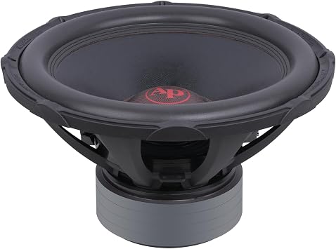 Audiopipe 18 Quad Stack Composite Cone Subwoofer (TXX-BDC-IV-18), Superior Performance, 3400W, 4 Magnets, BASV Voice Coil, Aluminum Basket, Multi-Connect, Non-Press Paper Cone, 2 x 4 Ohms