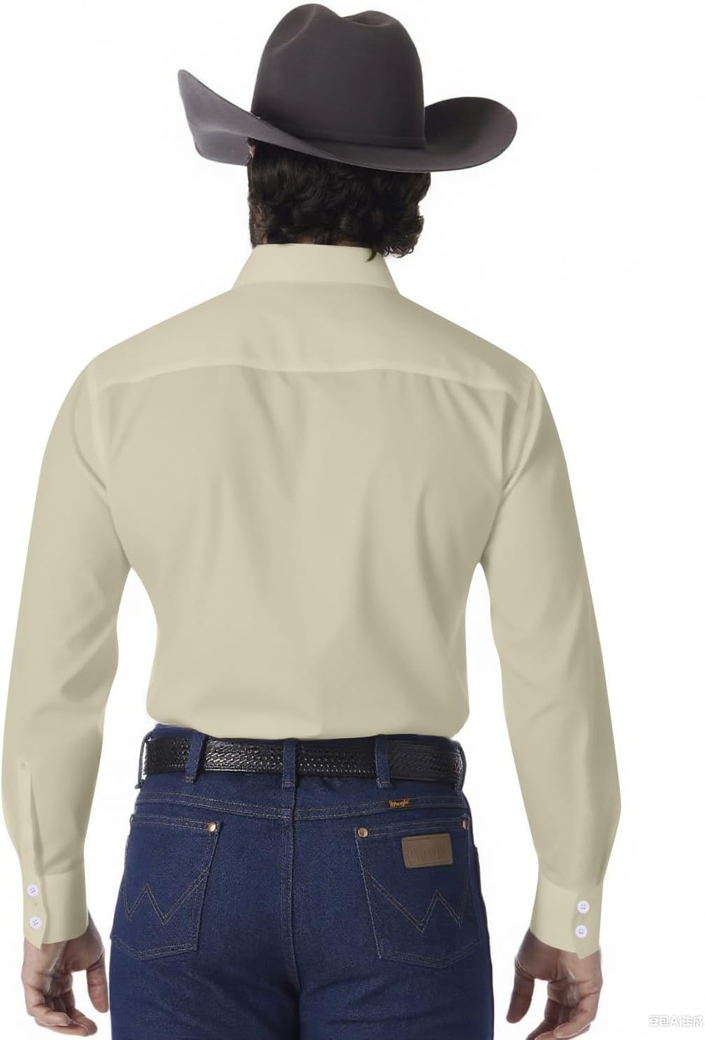 Western Shirts for Men Cowboy Shirts Retro Print Long Sleeve Country Shirt Slim Fit Button Down Shirt Casual Work - Image 4