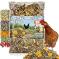RAINFLOW Chicken Nesting Herbs - 10oz Natural Dried Herb Blend for Coop Comfort,Egg Laying Hens,and Cozy Roosting,Nesting Box Pads and Winter Insulation,Bedding Supplies for Chicks