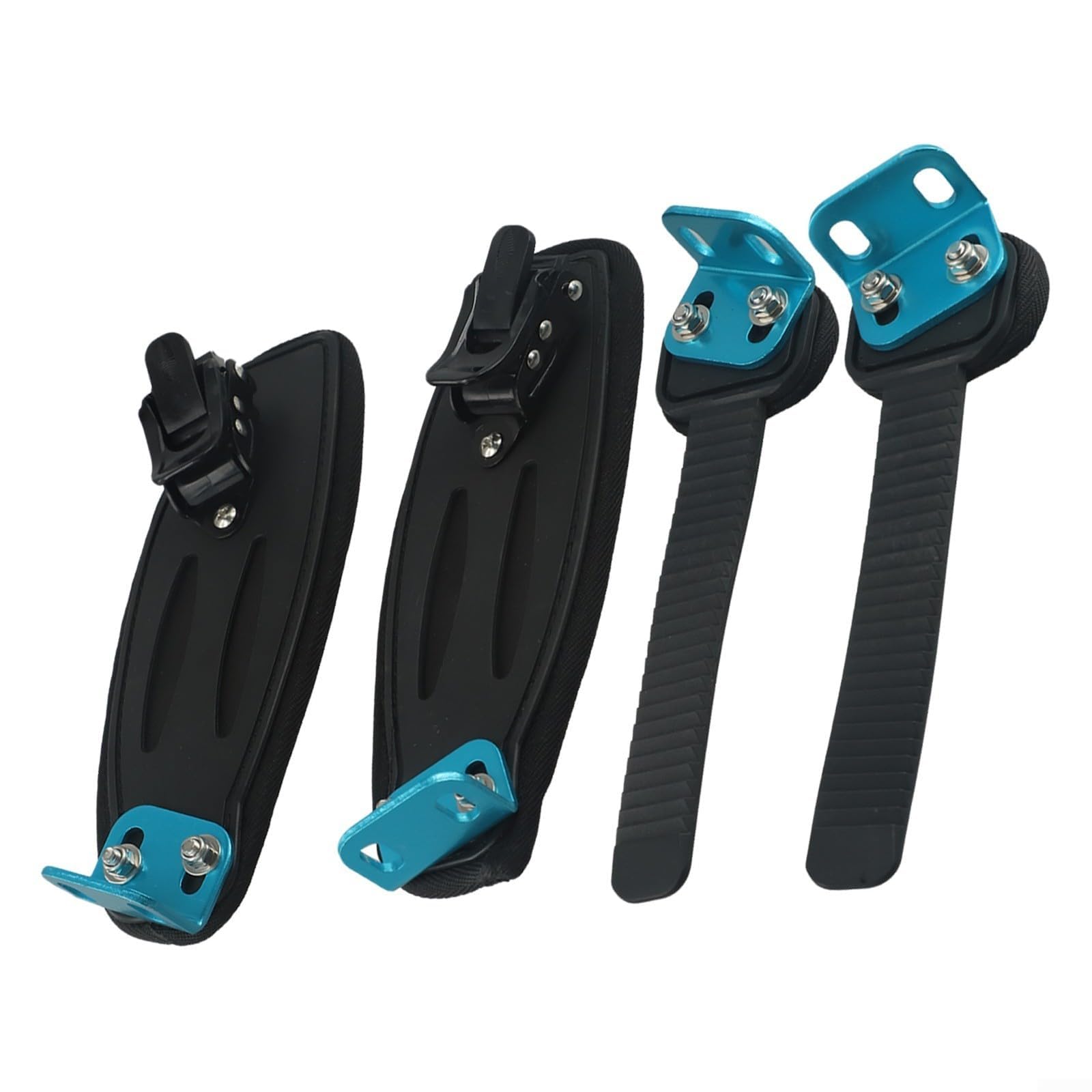 Sangle de pied réglable à vis pour skateboards électriques, longboards et modèles tout-terrain (bleu)